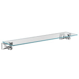 Retreat Glass Vanity Shelf, Chrome H6G2 - product image 1