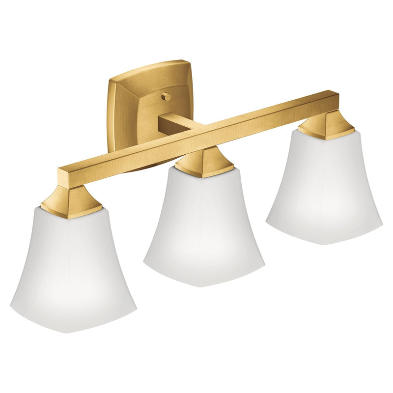 Voss 3-Light Vanity Lighting Fixture, Brushed Gold X8P0