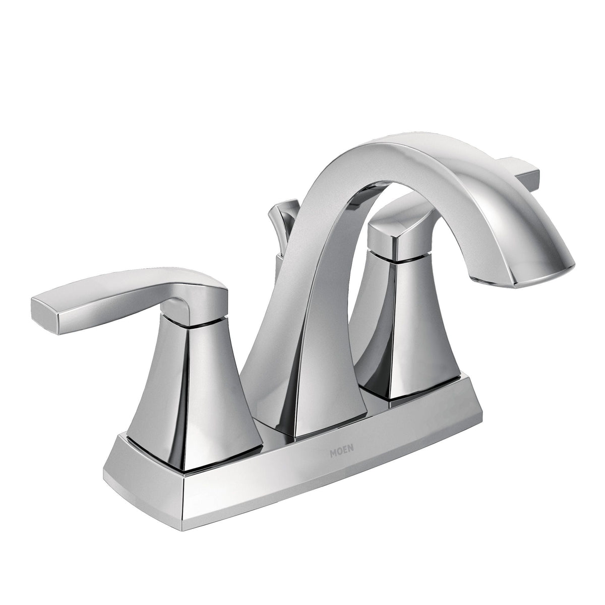 Voss Double Handle High Arc 4-in Centerset Bathroom Sink Faucet, Chrome X6A5 - product image 1
