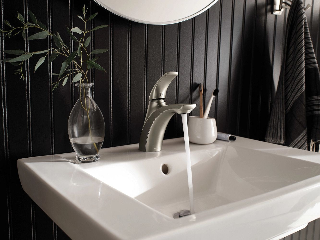 Zarina Single Handle Bathroom Faucet, Spot Resist Brushed Nickel X4S6 - product image 4