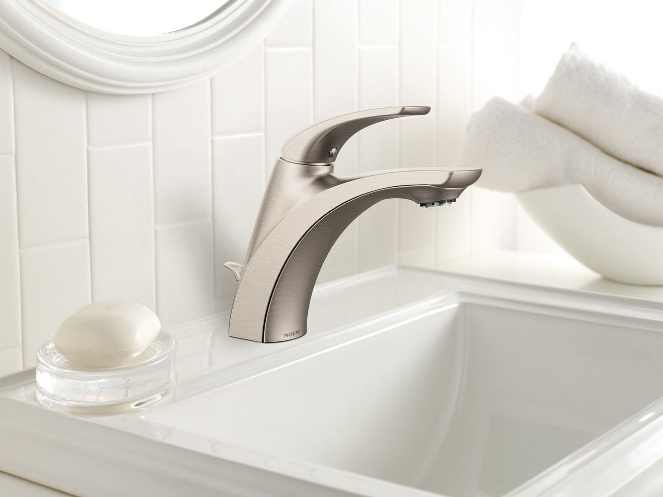 Zarina Single Handle Bathroom Faucet, Spot Resist Brushed Nickel X4S6 - product image 7
