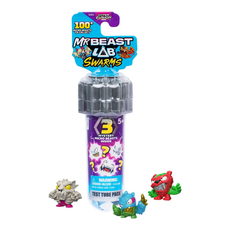 Mr. Beast Lab Fusion Series Swarms, 3-pk, Assorted Figures W3R9