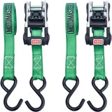 1,500-lb Ratchet Tie Down Straps, with Padded Handle, 1-in x 10-ft, 2-pk D8B5 - product image 4