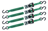 1,500-lb Ratchet Tie-Down Straps, with Padded Handle, 1-in x 14-ft, (2.5 cm x 4.3 m), 4-pk T3H0 - product image 5