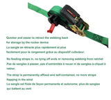 1,500-lb Rocker Ratchet Tie Down, 1-in x 15-ft, 2-pk U0B6 - product image 4