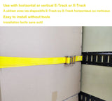 4,000-lb Commercial Ratchet Tie Down Strap, with E-Fitting, 2-in x 12-ft H9H5 - product image 5