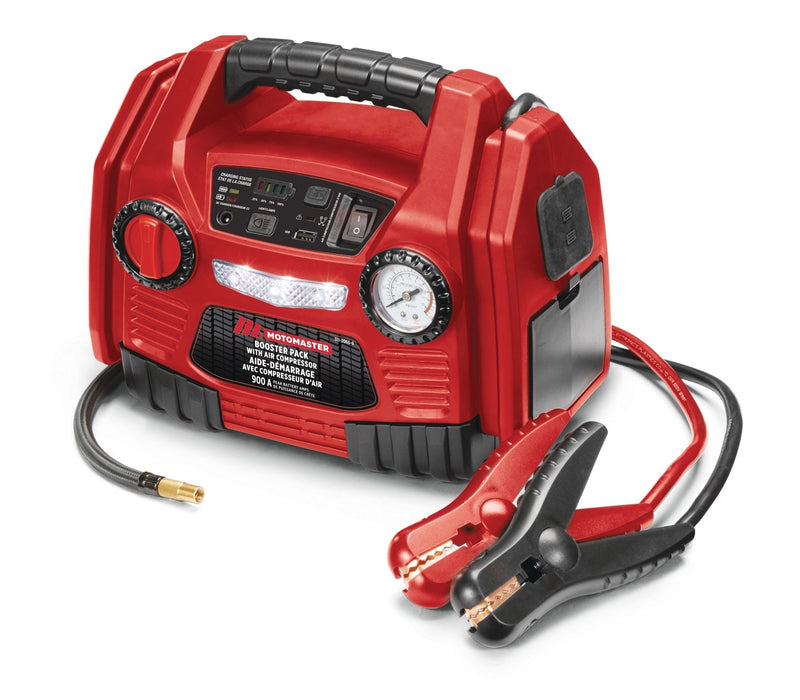 Booster Pack/Jump Starter, with Air Compressor, 900 Peak Amp, 12V C7V3