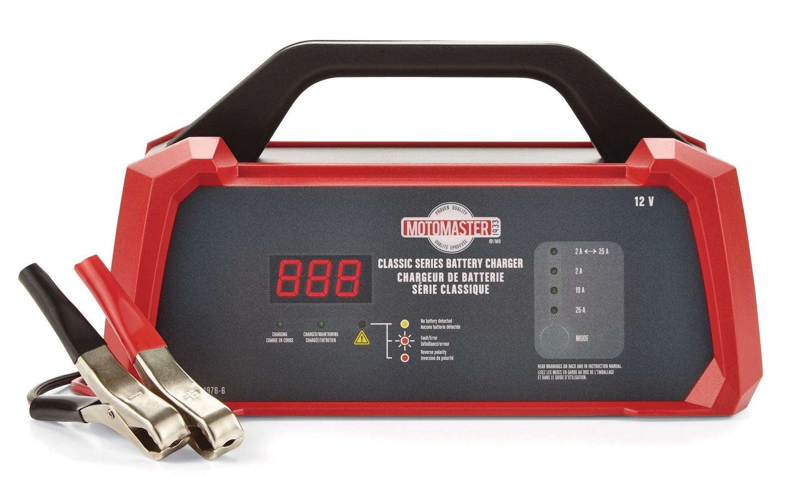 Classic Series Smart Battery Charger/Maintainer, Fully Automatic, 25/10/2-Amp, 12V M4T5 - product image 1