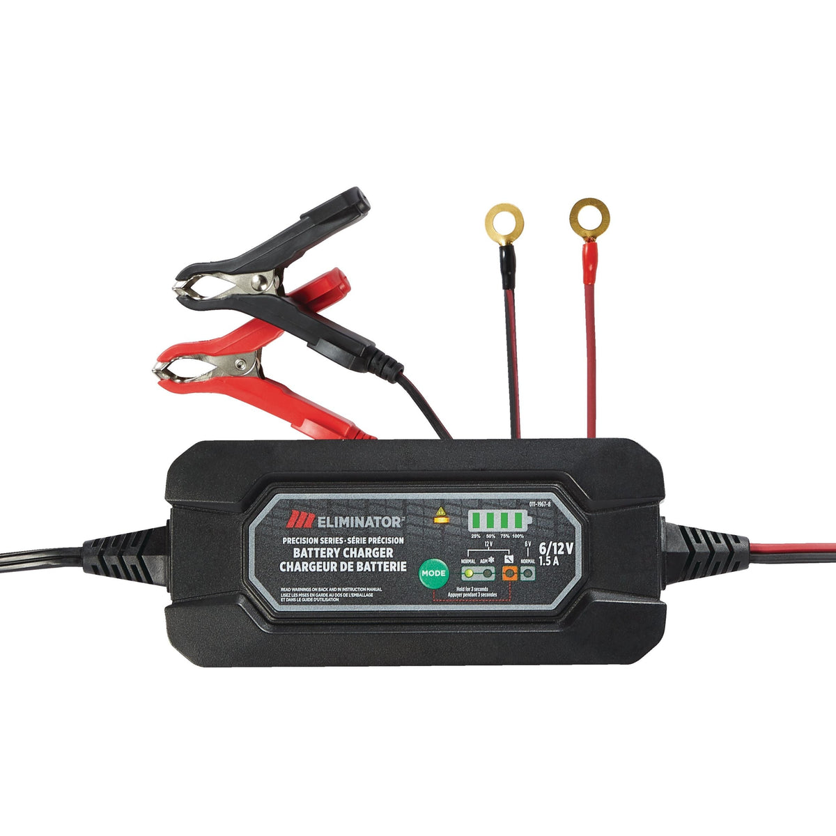 Eliminator Precision Series Smart Battery Charger/Maintainer, Fully Automatic, 1.5-Amp, 6V/12V F8Y1 - product image 1