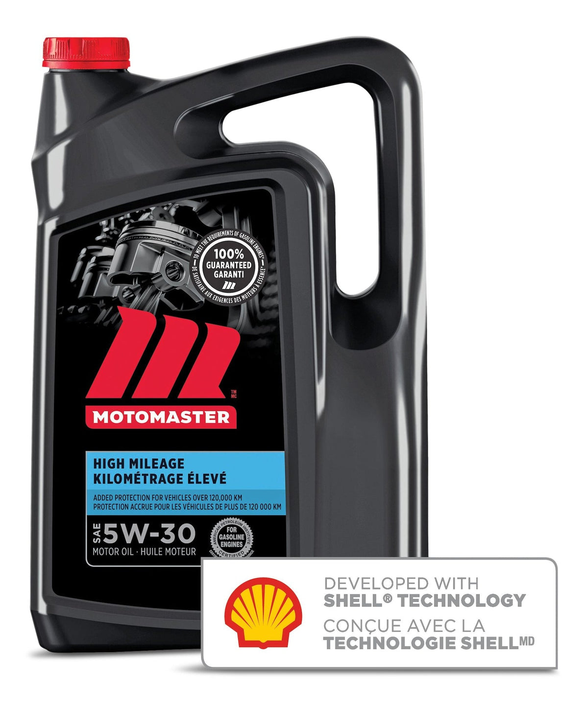 High Mileage 5W30 Conventional Engine/Motor Oil, 5-L P1Q9 - product image 1