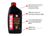 Twin Synthetic Motorcycle Motor Oil 20W50, 946-mL T2N9 - product image 2