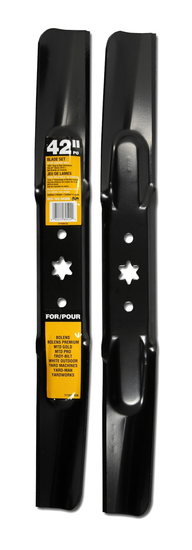 Lawn Tractor 2-in-1 2-Blade Set, 6-Point Star Mount, 42-in V7Q1 - product image 2