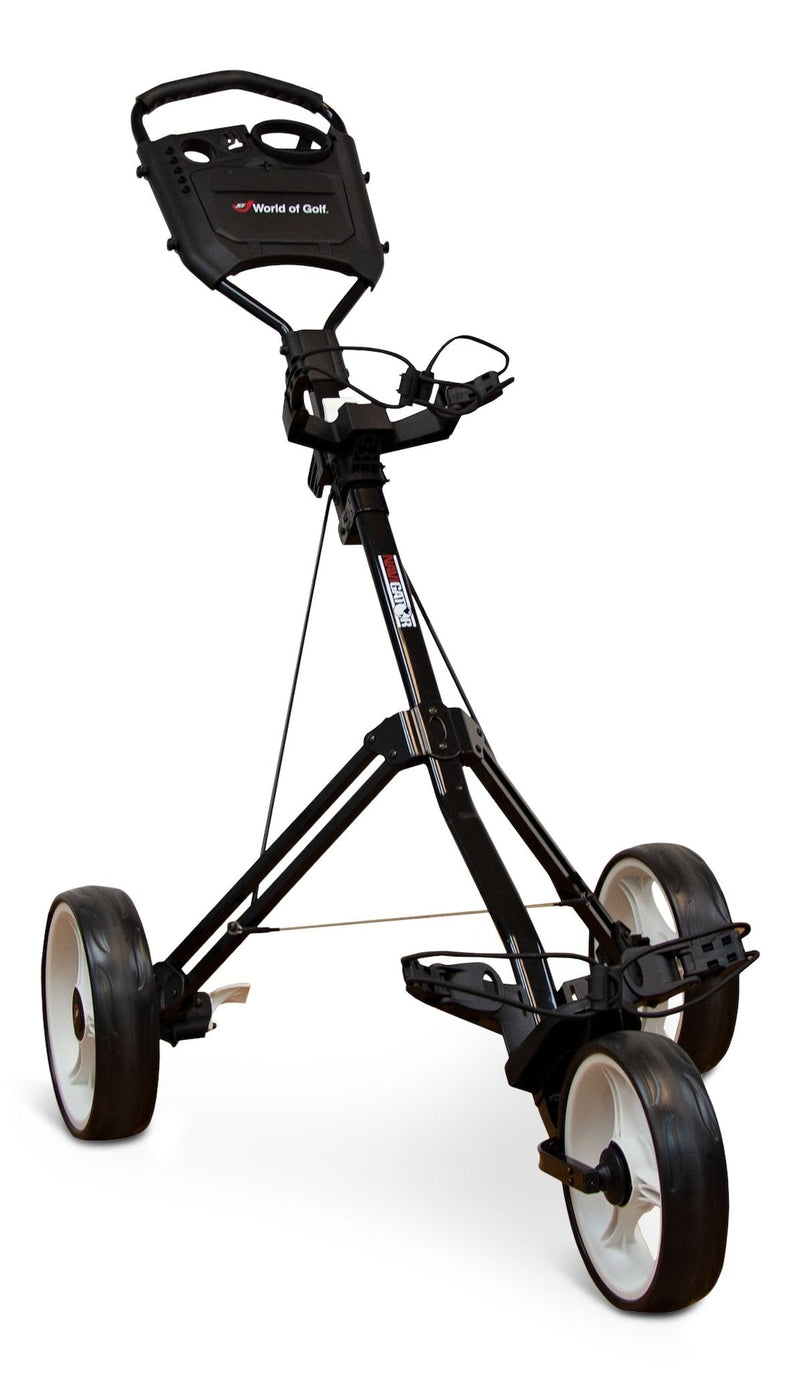 Navigator 3 Wheeled Golf Cart, Ergonomic Handle, Black S2R5