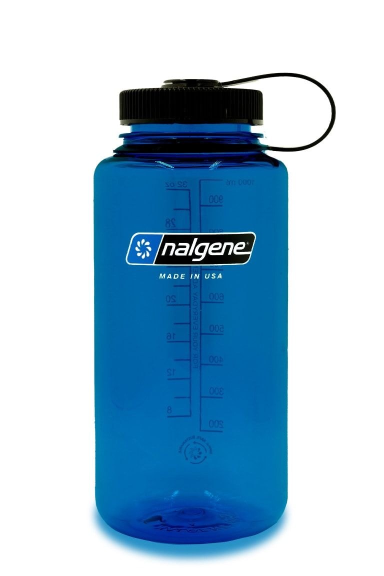 Sustain Wide Mouth Water Bottle, Slate Blue, 32-oz B0F3