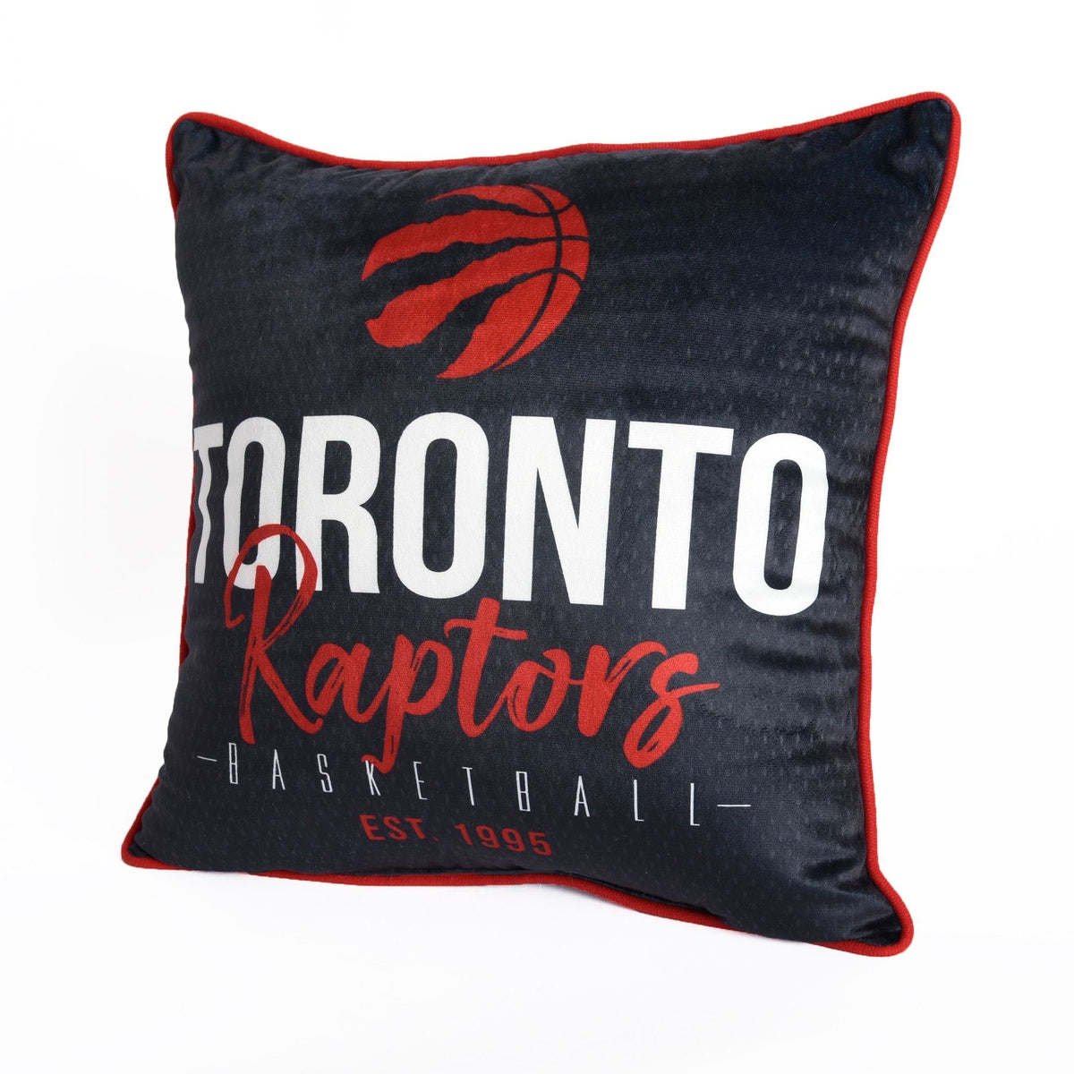 Basketball Est. 1995 Décor Throw Pillow For Fans, Black, 18-in x 18-in H0G5 - product image 1