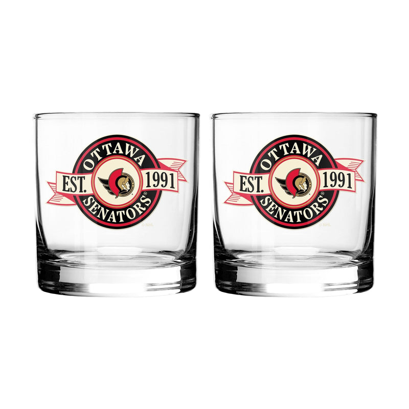 Hockey Rocks Glass, 2-pk H1X1