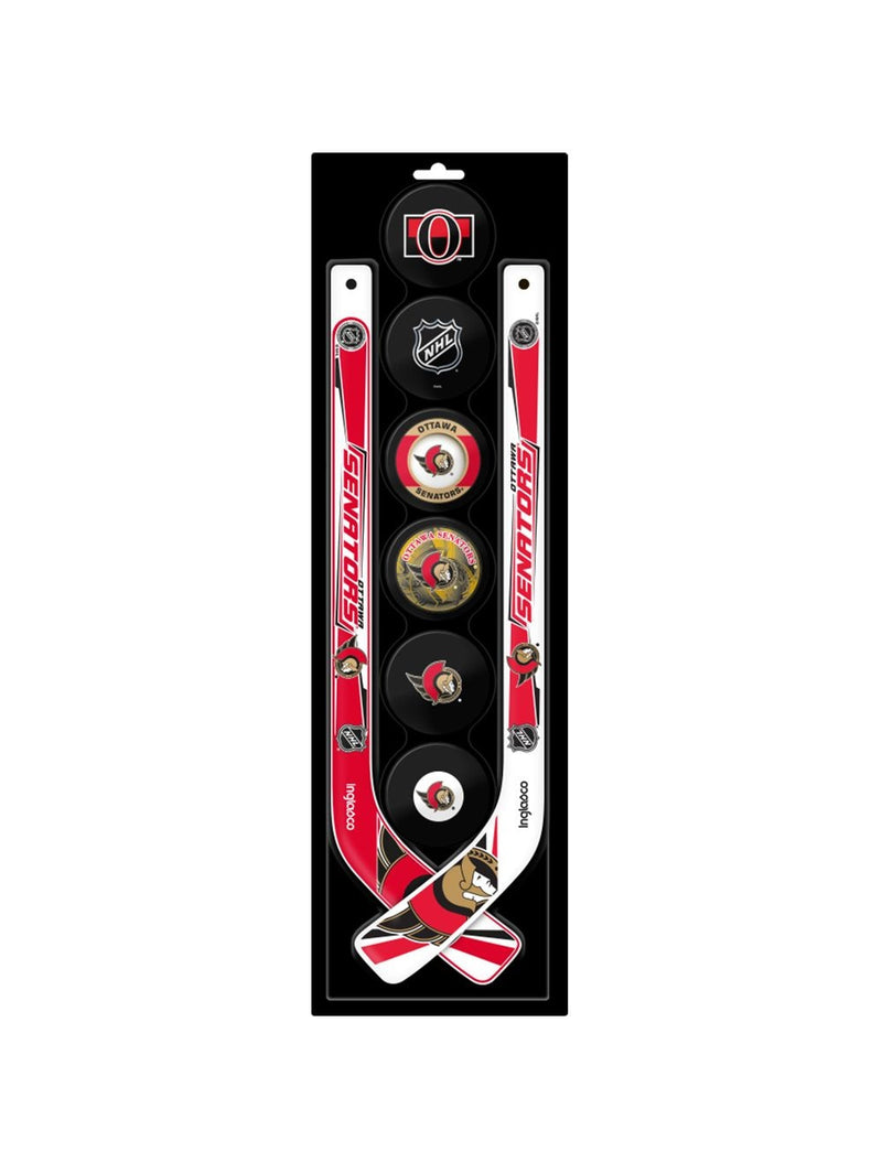 Hockey Pucks & Sticks Set, 8-pc D2V5