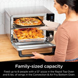 Double Door 12-in-1 Countertop Electric Convection Oven & Air Fryer with FLEXDOOR J4P3 - product image 2