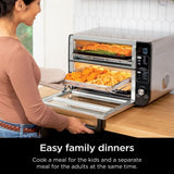 Double Door 12-in-1 Countertop Electric Convection Oven & Air Fryer with FLEXDOOR J4P3 - product image 5