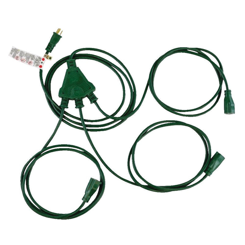 28-ft Outdoor 3-Split Extension Cord I4X5