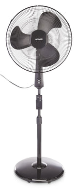 Oscillating Pedestal/Stand Fan with Remote Control, 3-Speed, Black, 18-in D6N9 - product image 1