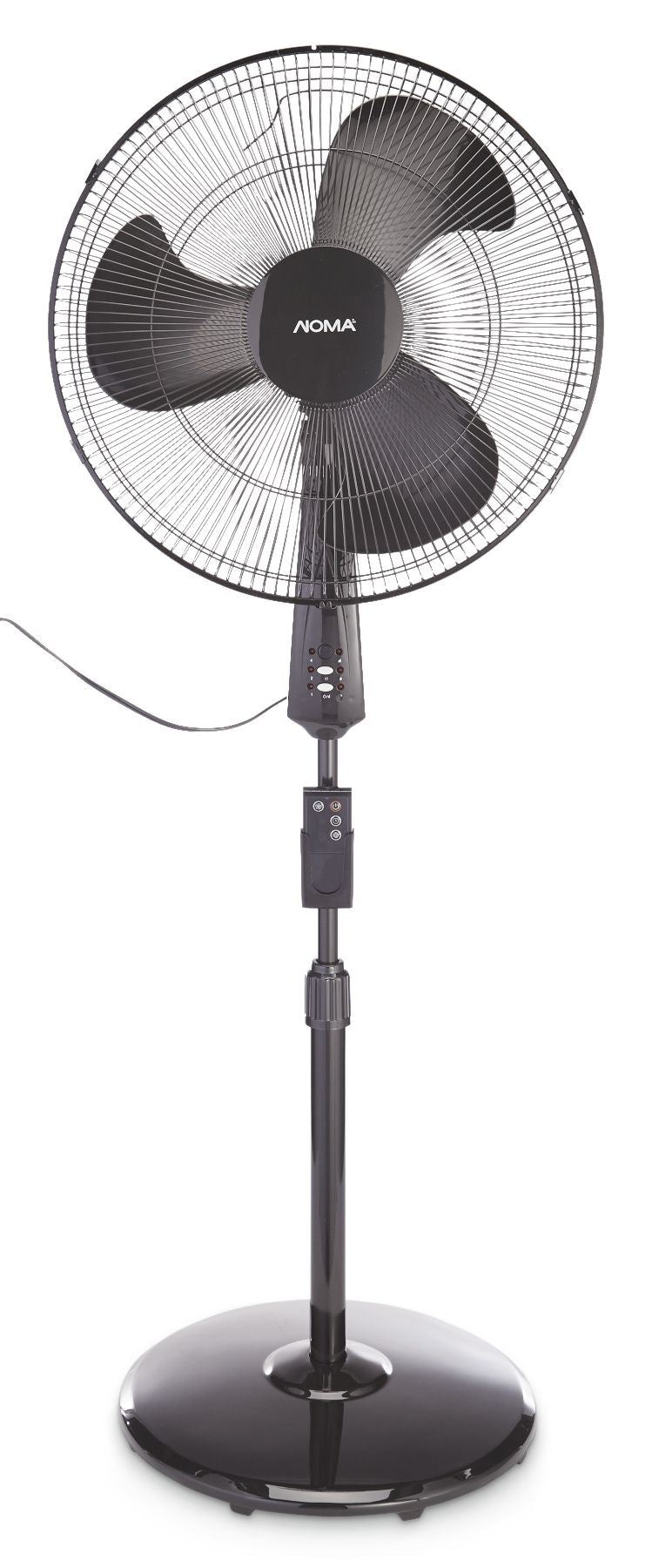 Oscillating Pedestal/Stand Fan with Remote Control, 3-Speed, Black, 18-in D6N9 - product image 1