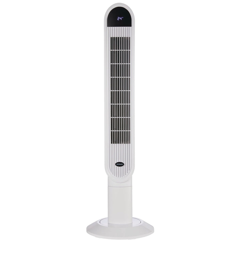 Oscillating Tower Fan, Remote Control, 3-Speed, White, 45-in T3G1