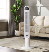 Oscillating Tower Fan, Remote Control, 3-Speed, White, 45-in T3G1 - product image 7