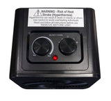 Portable 2-In-1 Personal Heater & Fan, 1500W, Black Y1O8 - product image 8