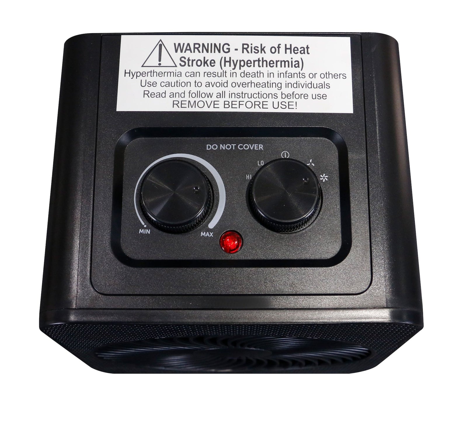 Portable 2-In-1 Personal Heater & Fan, 1500W, Black L3L7 - product image 8