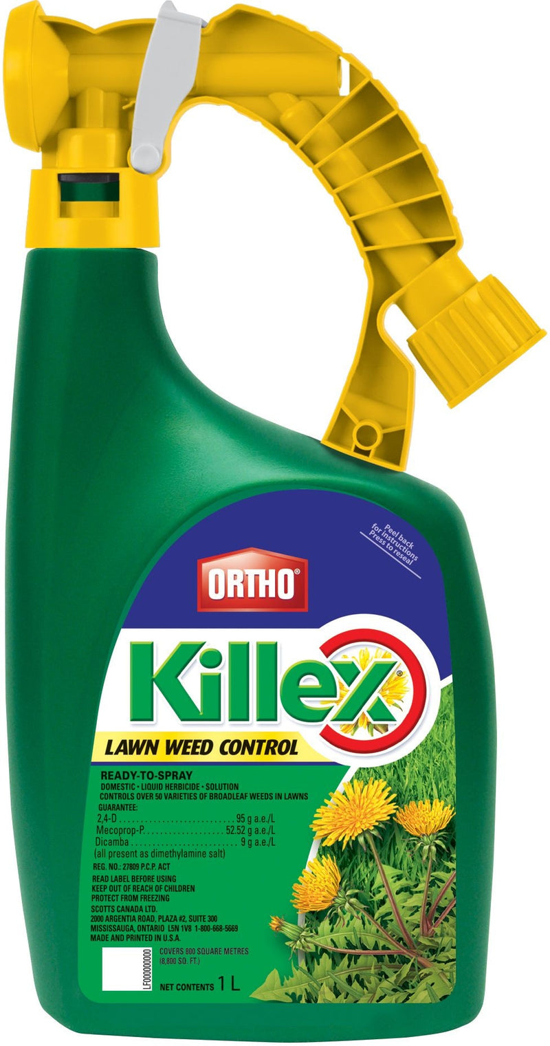 Killex Ready-to-Spray Lawn Weed Control/Killer, Herbicide, 1-L Y8Z6