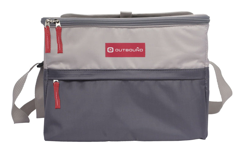 12-Can Soft Cooler With Hard Liner, Grey A9A5