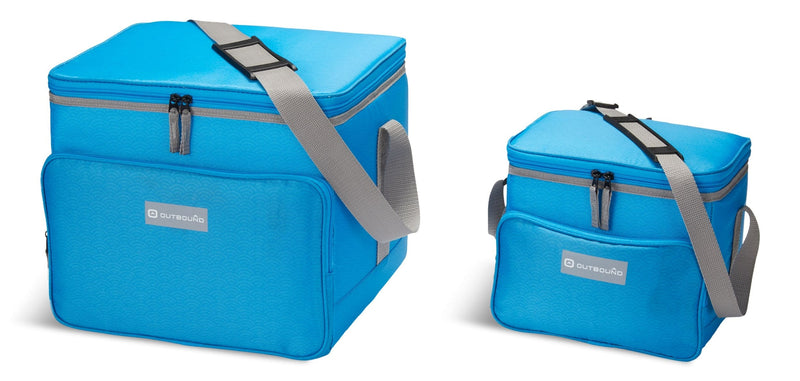 2-Pack Picnic Soft Cooler Set, Blue Q8O1