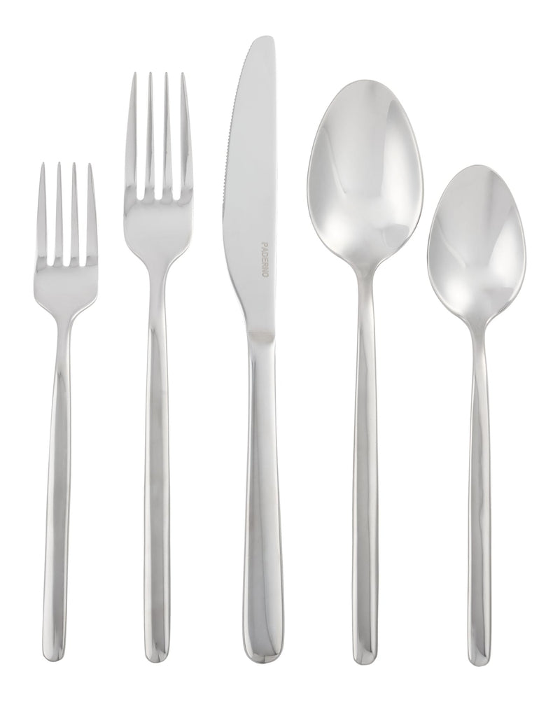 Slim Rounded Handle Flatware Set, Serves 12, 60-pc B4M6