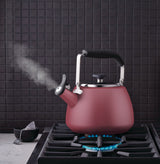 Stainless Steel Stovetop Kettle, 1.9-L, Red U1X1 - product image 2