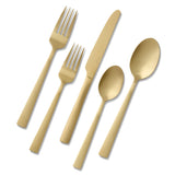 Summerside Champagne Matte Stainless Steel Flatware Set, Serves 4, 20-pc S7C0 - product image 2