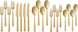 Summerside Champagne Matte Stainless Steel Flatware Set, Serves 4, 20-pc S7C0 - product image 4