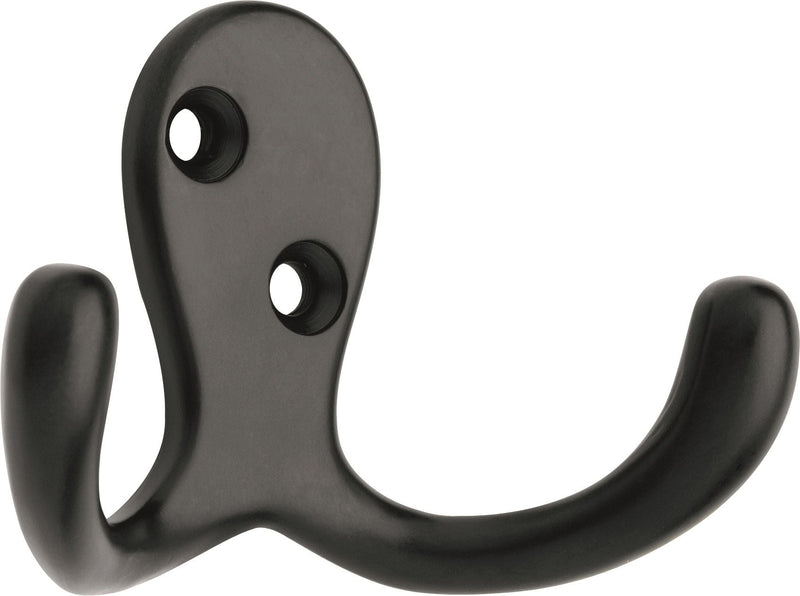 Stainless Steel Single Double Prong Robe Hooks, Assorted Colours, 4-pk B4O9
