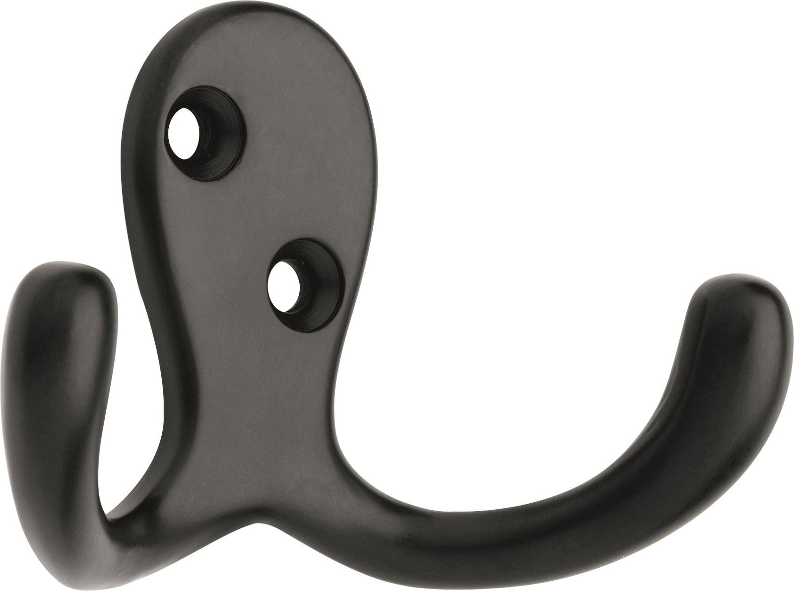 Stainless Steel Single Double Prong Robe Hooks, Assorted Colours, 4-pk D5X4 - product image 1