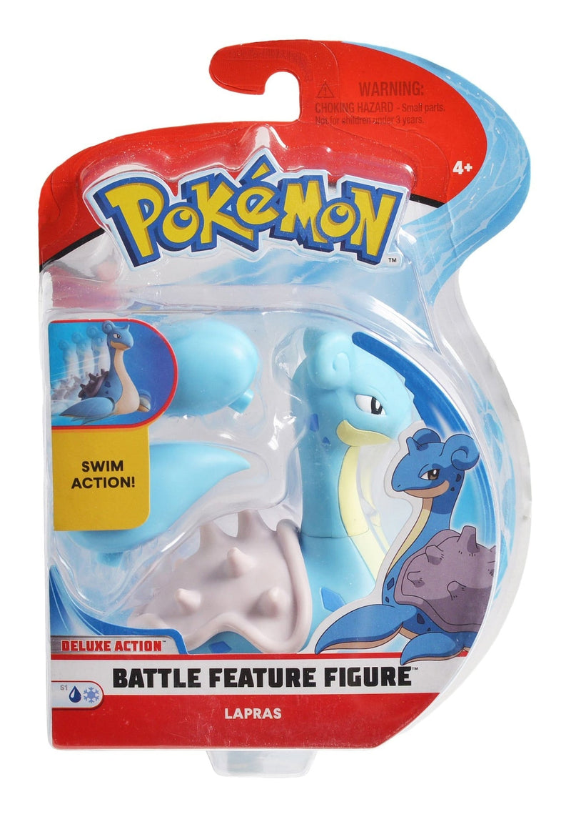 émon Battle Feature Figure Toy Set, Assorted (Ash & Pikachu/Bewear/Decidueye/Lapras), Ages 4+ L8L9