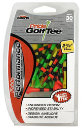 Performance Plastic Golf Tee, 2-3/4-in, 30-pk, Fruit Mix/Stripes Assorted Colours L9E3 - product image 1