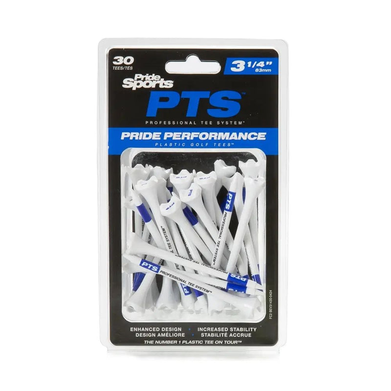 Performance Plastic Golf Tee, 3-1/4-in, 30-pk, White D5M7