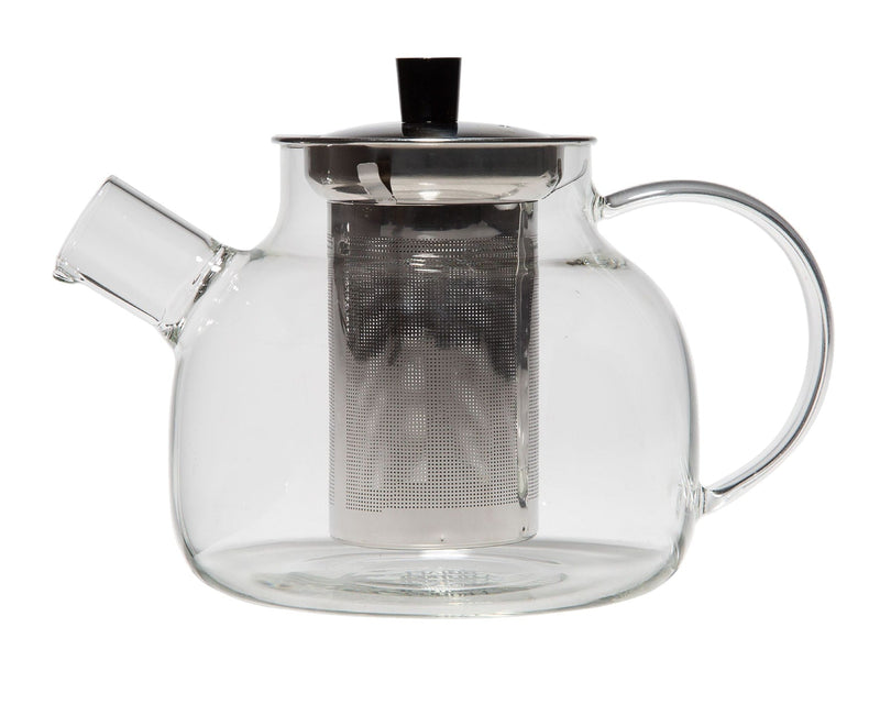 Double Wall Vacuum-Insulated Glass Teapot Y0P8