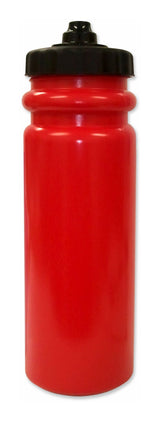 Squeeze Hockey/Sports Water Bottle, Red, 28.7-oz G7H9 - product image 1