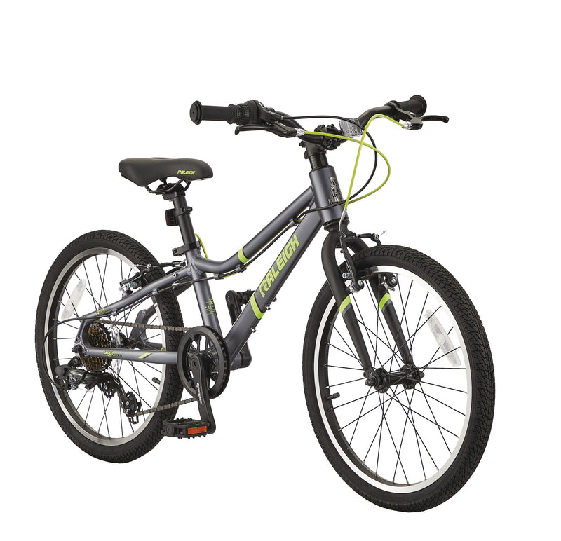 Meteor Youth Bike with Reflectors, 7-Speed, 20-in Wheel, Grey A0F1