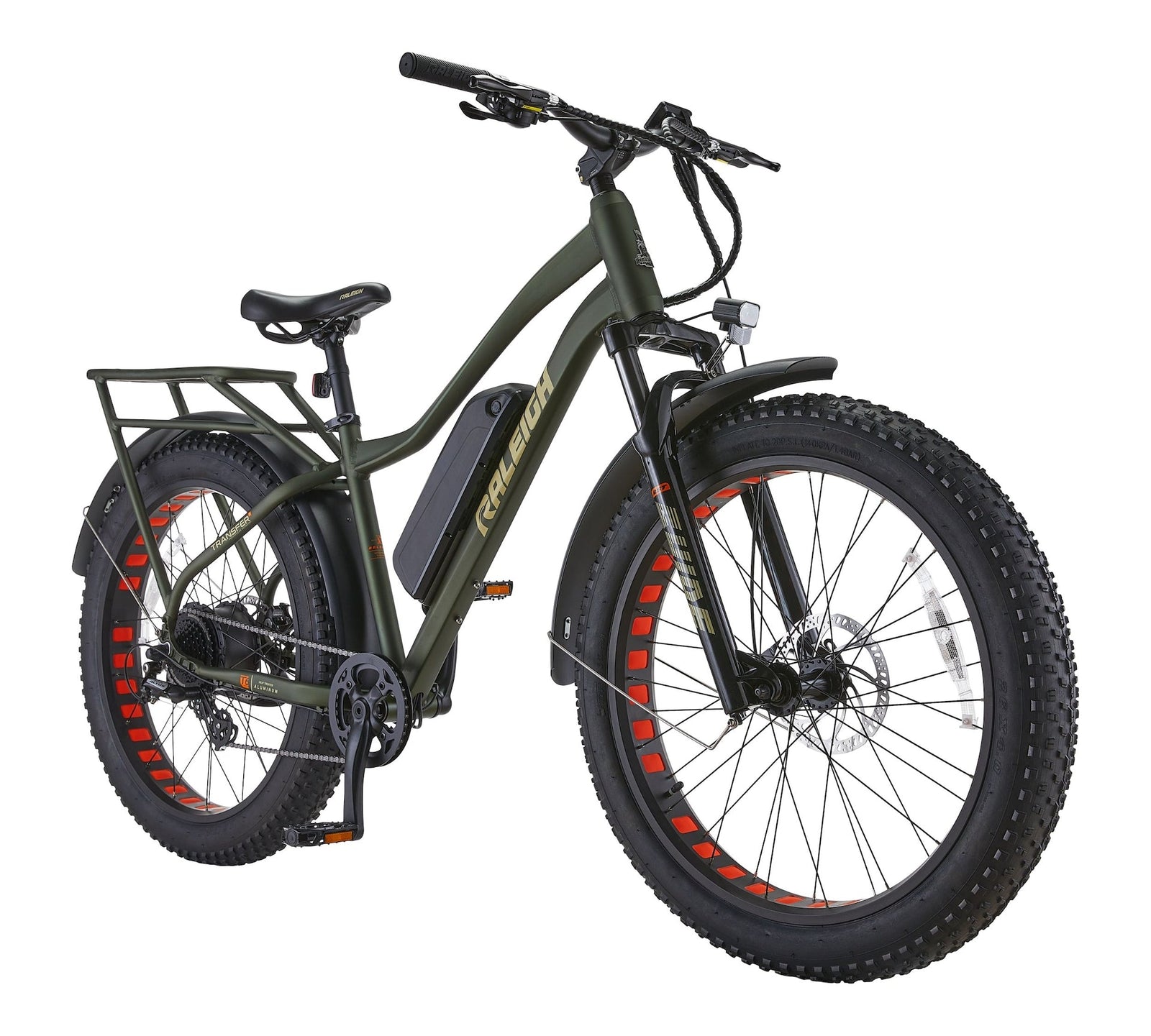 Quanta All-Terrain Lightweight Electric Bicycle with Front & Rear Lights, 26-in Wheel, Green V7Q0 - product image 1