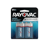 HIGH ENERGY 9V/9 Volt Alkaline Batteries, Long Lasting, All Purpose, 4-pk V7L6 - product image 3