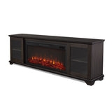 Flame Benjamin Landscape Electric Fireplace TV Stand, 81-in, 1500W, Includes Remote Control, Weathered Wood Y7L3 - product image 2