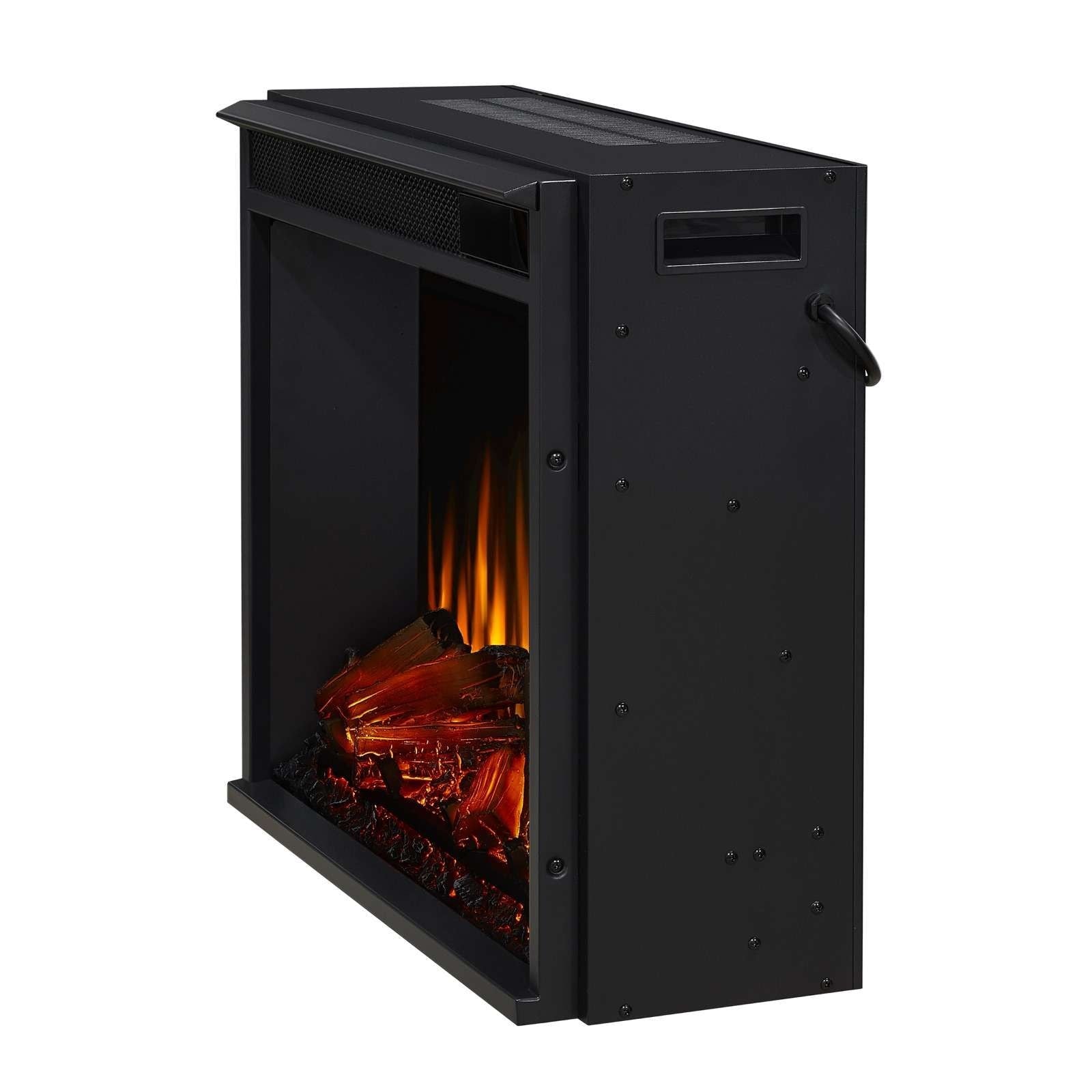 Flame Valmont Media Indoor Electric Fireplace TV Stand, 74-in, 1500W, Includes Remote Control & Firebox, Dark Mahogany Y5I0 - product image 2