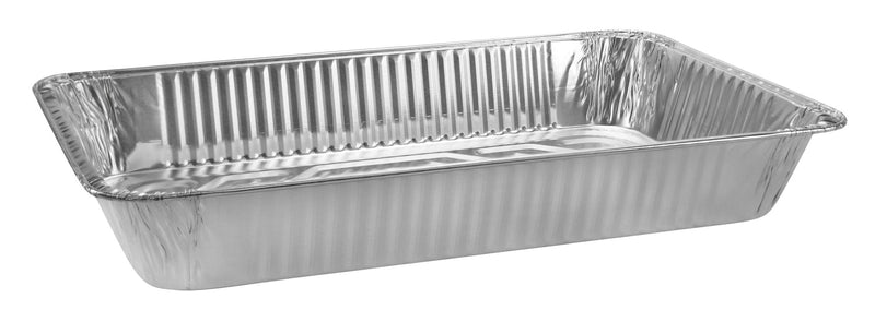 Foil Reusable Full Deep Steam Baking Pan, Silver, 21-in, for Baking/Cooking/Steaming W4U4